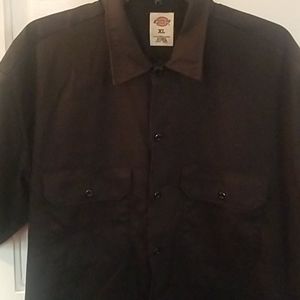 DICKIES Mens Button-Down Shirt